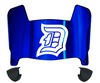 Duquesne Dukes Mini Football Helmet Visor Shield w/ Clips - PICK VISOR & LOGO COLOR