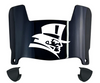Duquesne Dukes Mini Football Helmet Visor Shield w/ Clips - PICK VISOR & LOGO COLOR