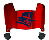 Duquesne Dukes Mini Football Helmet Visor Shield w/ Clips - PICK VISOR & LOGO COLOR