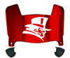 Duquesne Dukes Mini Football Helmet Visor Shield w/ Clips - PICK VISOR & LOGO COLOR