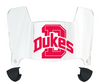 Duquesne Dukes Mini Football Helmet Visor Shield w/ Clips - PICK VISOR & LOGO COLOR