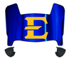 ETSU Buccaneers Mini Football Helmet Visor Shield w/ Clips - PICK VISOR & LOGO COLOR