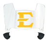ETSU Buccaneers Mini Football Helmet Visor Shield w/ Clips - PICK VISOR & LOGO COLOR