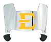 ETSU Buccaneers Mini Football Helmet Visor Shield w/ Clips - PICK VISOR & LOGO COLOR