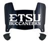 ETSU Buccaneers Mini Football Helmet Visor Shield w/ Clips - PICK VISOR & LOGO COLOR