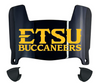 ETSU Buccaneers Mini Football Helmet Visor Shield w/ Clips - PICK VISOR & LOGO COLOR