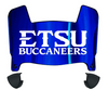 ETSU Buccaneers Mini Football Helmet Visor Shield w/ Clips - PICK VISOR & LOGO COLOR
