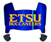 ETSU Buccaneers Mini Football Helmet Visor Shield w/ Clips - PICK VISOR & LOGO COLOR