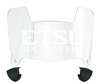 ETSU Buccaneers Mini Football Helmet Visor Shield w/ Clips - PICK VISOR & LOGO COLOR