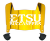ETSU Buccaneers Mini Football Helmet Visor Shield w/ Clips - PICK VISOR & LOGO COLOR