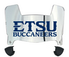 ETSU Buccaneers Mini Football Helmet Visor Shield w/ Clips - PICK VISOR & LOGO COLOR