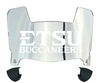 ETSU Buccaneers Mini Football Helmet Visor Shield w/ Clips - PICK VISOR & LOGO COLOR