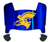 ETSU Buccaneers Mini Football Helmet Visor Shield w/ Clips - PICK VISOR & LOGO COLOR