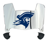 ETSU Buccaneers Mini Football Helmet Visor Shield w/ Clips - PICK VISOR & LOGO COLOR