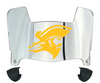 ETSU Buccaneers Mini Football Helmet Visor Shield w/ Clips - PICK VISOR & LOGO COLOR
