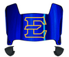 ETSU Buccaneers Mini Football Helmet Visor Shield w/ Clips - PICK VISOR & LOGO COLOR
