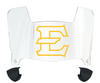 ETSU Buccaneers Mini Football Helmet Visor Shield w/ Clips - PICK VISOR & LOGO COLOR