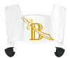 ETSU Buccaneers Mini Football Helmet Visor Shield w/ Clips - PICK VISOR & LOGO COLOR