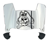 East Carolina Pirates Mini Football Helmet Visor Shield w/ Clips - PICK VISOR & LOGO COLOR