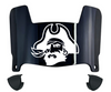 East Carolina Pirates Mini Football Helmet Visor Shield w/ Clips - PICK VISOR & LOGO COLOR