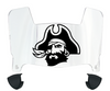 East Carolina Pirates Mini Football Helmet Visor Shield w/ Clips - PICK VISOR & LOGO COLOR