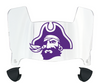 East Carolina Pirates Mini Football Helmet Visor Shield w/ Clips - PICK VISOR & LOGO COLOR