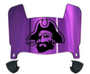 East Carolina Pirates Mini Football Helmet Visor Shield w/ Clips - PICK VISOR & LOGO COLOR