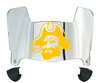 East Carolina Pirates Mini Football Helmet Visor Shield w/ Clips - PICK VISOR & LOGO COLOR