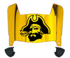 East Carolina Pirates Mini Football Helmet Visor Shield w/ Clips - PICK VISOR & LOGO COLOR