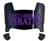East Carolina Pirates Mini Football Helmet Visor Shield w/ Clips - PICK VISOR & LOGO COLOR