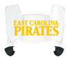 East Carolina Pirates Mini Football Helmet Visor Shield w/ Clips - PICK VISOR & LOGO COLOR
