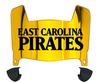 East Carolina Pirates Mini Football Helmet Visor Shield w/ Clips - PICK VISOR & LOGO COLOR