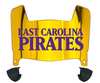 East Carolina Pirates Mini Football Helmet Visor Shield w/ Clips - PICK VISOR & LOGO COLOR