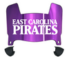 East Carolina Pirates Mini Football Helmet Visor Shield w/ Clips - PICK VISOR & LOGO COLOR