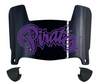 East Carolina Pirates Mini Football Helmet Visor Shield w/ Clips - PICK VISOR & LOGO COLOR