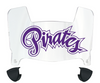 East Carolina Pirates Mini Football Helmet Visor Shield w/ Clips - PICK VISOR & LOGO COLOR