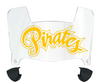 East Carolina Pirates Mini Football Helmet Visor Shield w/ Clips - PICK VISOR & LOGO COLOR
