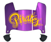East Carolina Pirates Mini Football Helmet Visor Shield w/ Clips - PICK VISOR & LOGO COLOR