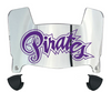 East Carolina Pirates Mini Football Helmet Visor Shield w/ Clips - PICK VISOR & LOGO COLOR