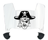 East Carolina Pirates Mini Football Helmet Visor Shield w/ Clips - PICK VISOR & LOGO COLOR