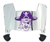 East Carolina Pirates Mini Football Helmet Visor Shield w/ Clips - PICK VISOR & LOGO COLOR