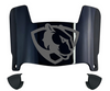 Eastern Illinois Panthers Mini Football Helmet Visor Shield w/ Clips - PICK VISOR & LOGO COLOR