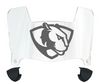 Eastern Illinois Panthers Mini Football Helmet Visor Shield w/ Clips - PICK VISOR & LOGO COLOR