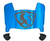 Eastern Illinois Panthers Mini Football Helmet Visor Shield w/ Clips - PICK VISOR & LOGO COLOR