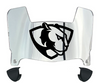 Eastern Illinois Panthers Mini Football Helmet Visor Shield w/ Clips - PICK VISOR & LOGO COLOR