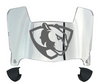 Eastern Illinois Panthers Mini Football Helmet Visor Shield w/ Clips - PICK VISOR & LOGO COLOR