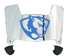 Eastern Illinois Panthers Mini Football Helmet Visor Shield w/ Clips - PICK VISOR & LOGO COLOR
