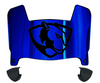 Eastern Illinois Panthers Mini Football Helmet Visor Shield w/ Clips - PICK VISOR & LOGO COLOR