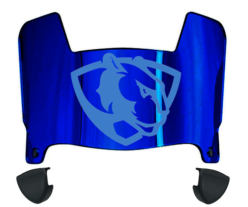 Eastern Illinois Panthers Mini Football Helmet Visor Shield w/ Clips - PICK VISOR & LOGO COLOR