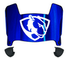 Eastern Illinois Panthers Mini Football Helmet Visor Shield w/ Clips - PICK VISOR & LOGO COLOR